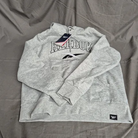 REEBOK HOODIE IN GREY SIZE XS