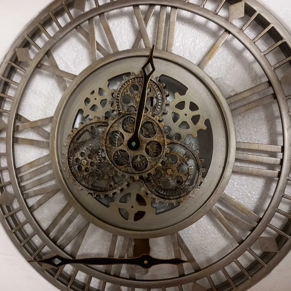 LARGE STEAMPUNK STYLE WALL CLOCK