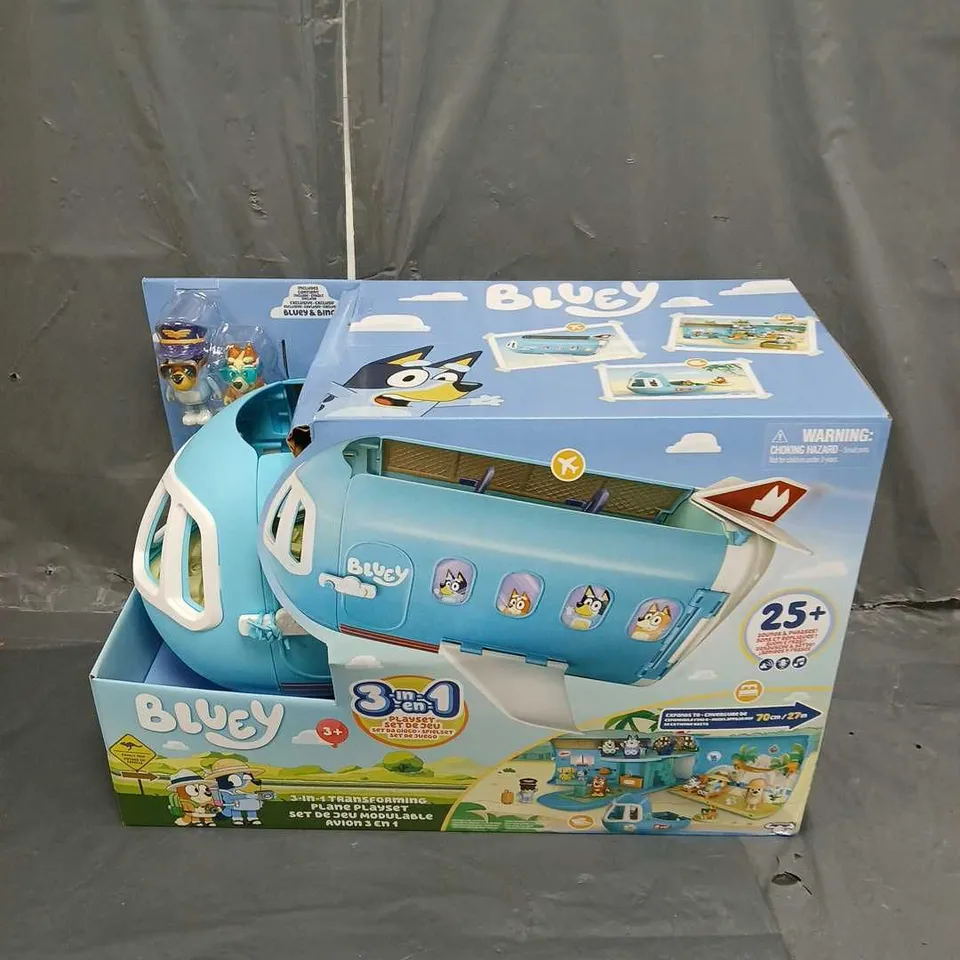 BOXED BLUEY S11 3-IN-1 AIRPLANE PLAYSET