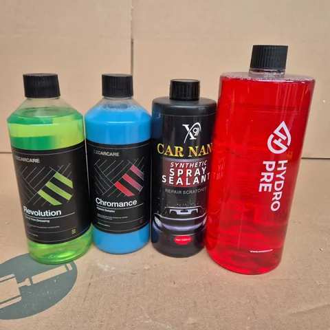 APPROX 5 ASSORTED CAR WASH LIQUIDS