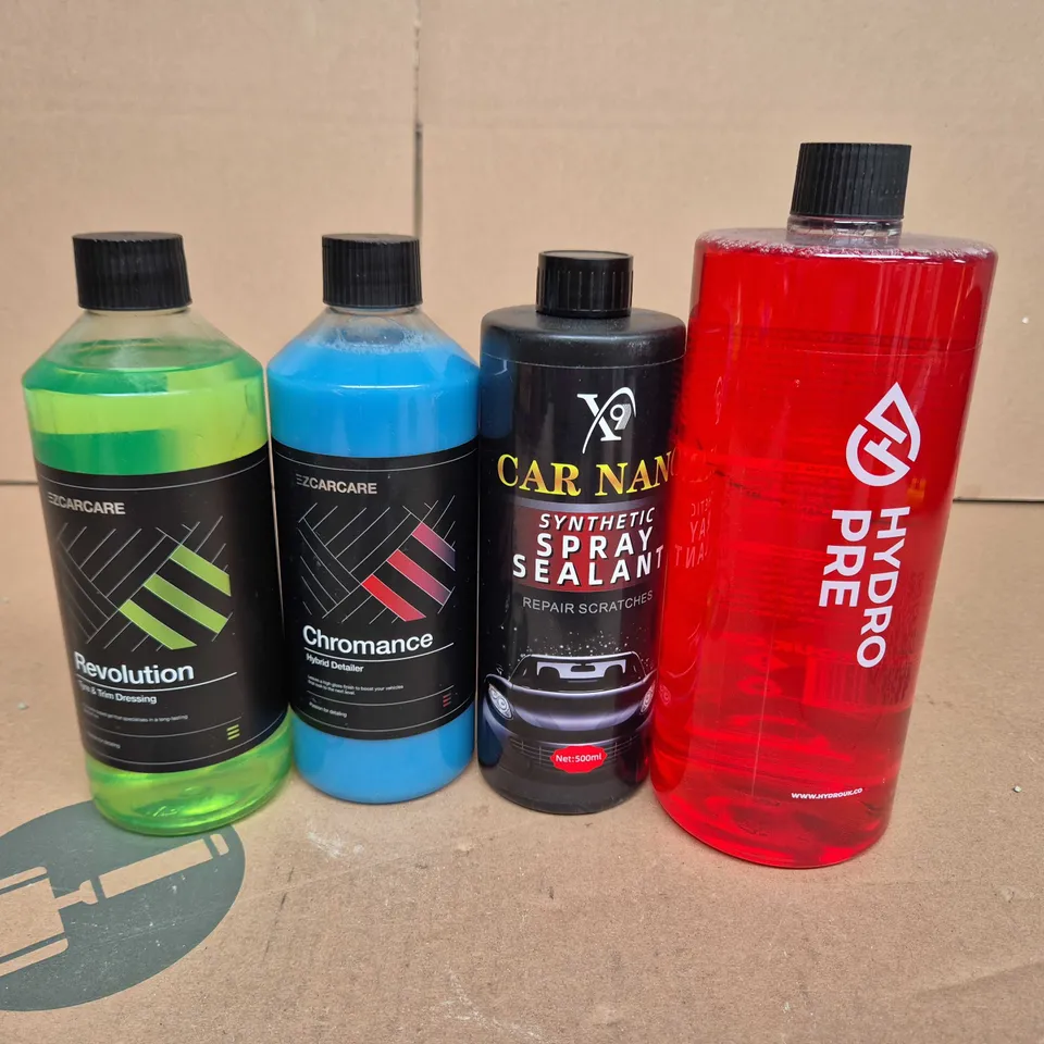 APPROX 5 ASSORTED CAR WASH LIQUIDS