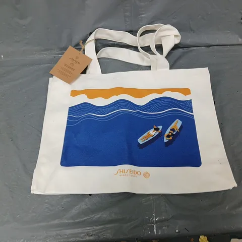 SHISEIDO GINZA TOYKO TOTE BAG WITH GRAPHIC DESIGN 