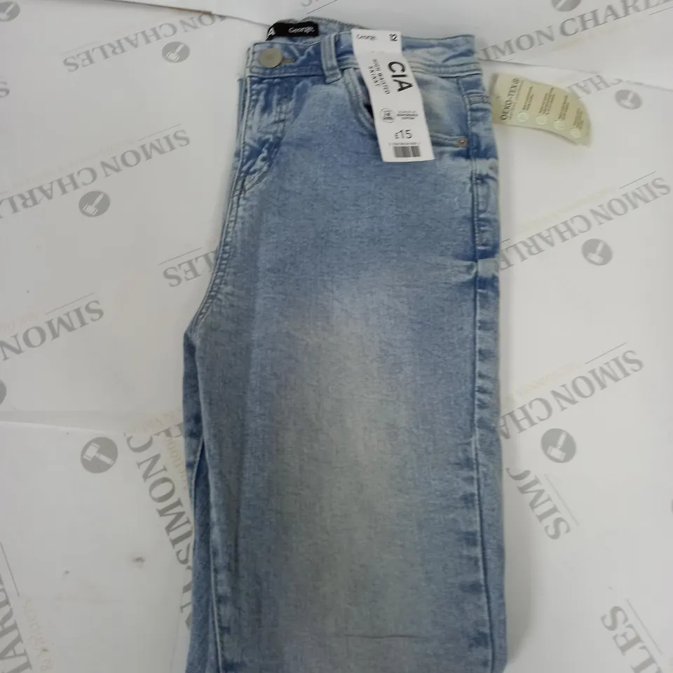 CIA HIGH WAISTED SKINNY JEANS SIZE 12