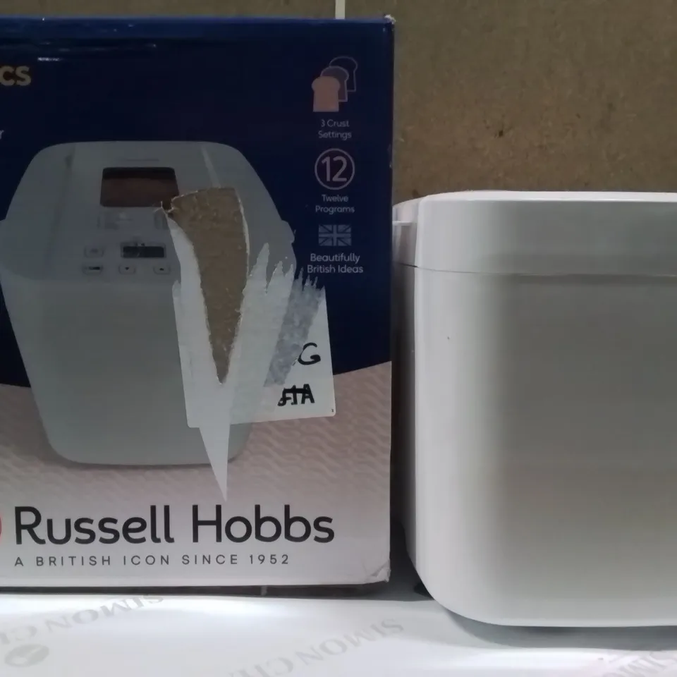 BOXED RUSSELL HOBBS BREAD MACHINE 