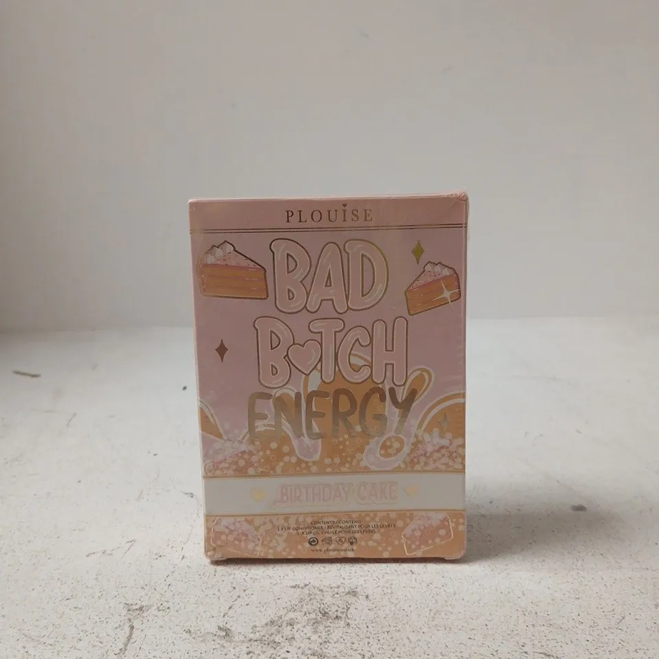 PLOUISE BAD BITCH ENERGY BIRTHDAY CAKE LIP CONDITIONER + LIP OIL