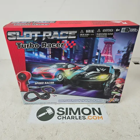 BOXED RACEXCALE SLOT RACE TURBO RACER