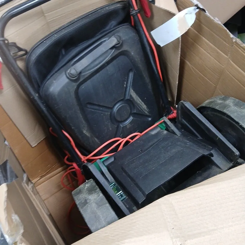 GARDEN POWER TOOL ON WHEELED FRAME – BOXED 