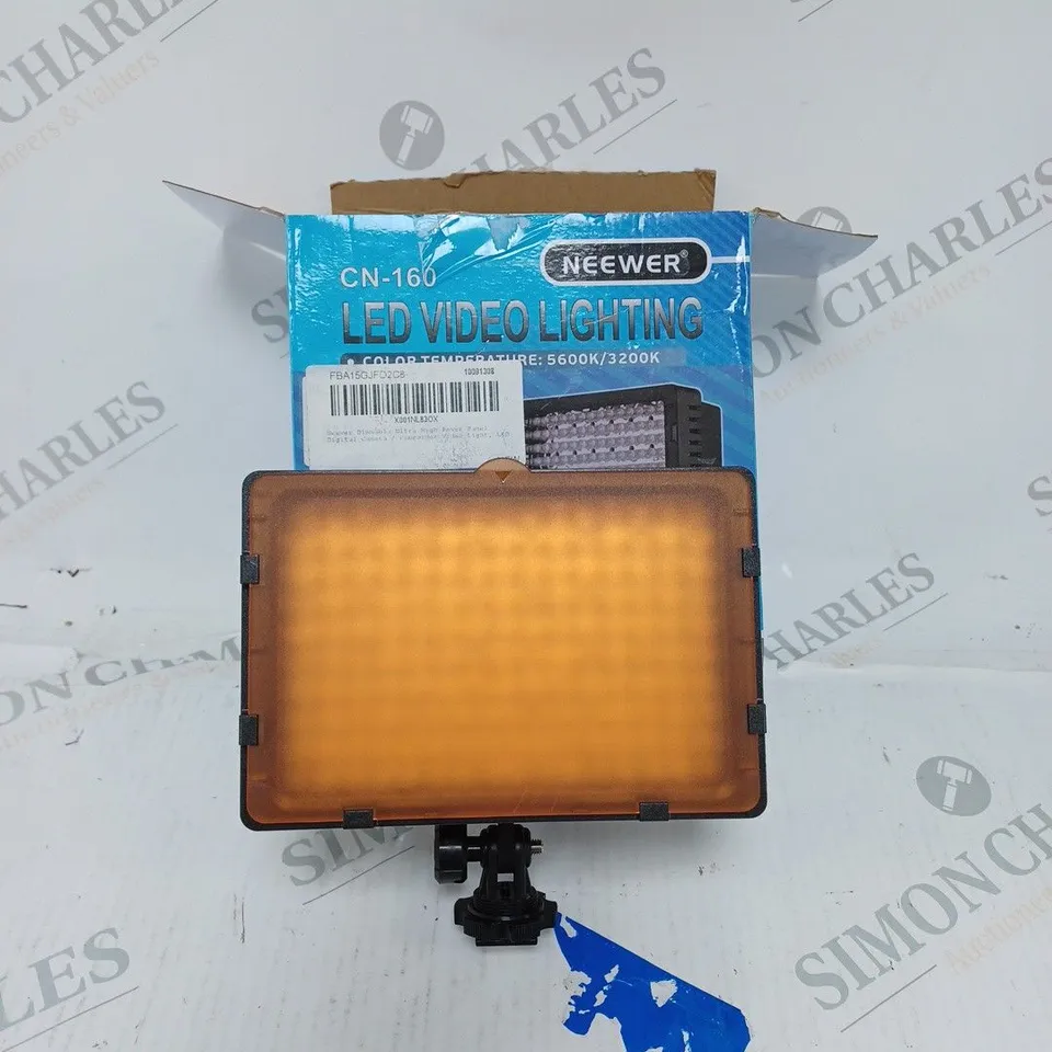 BOXED NEEWER LED VIDEO LIGHTING