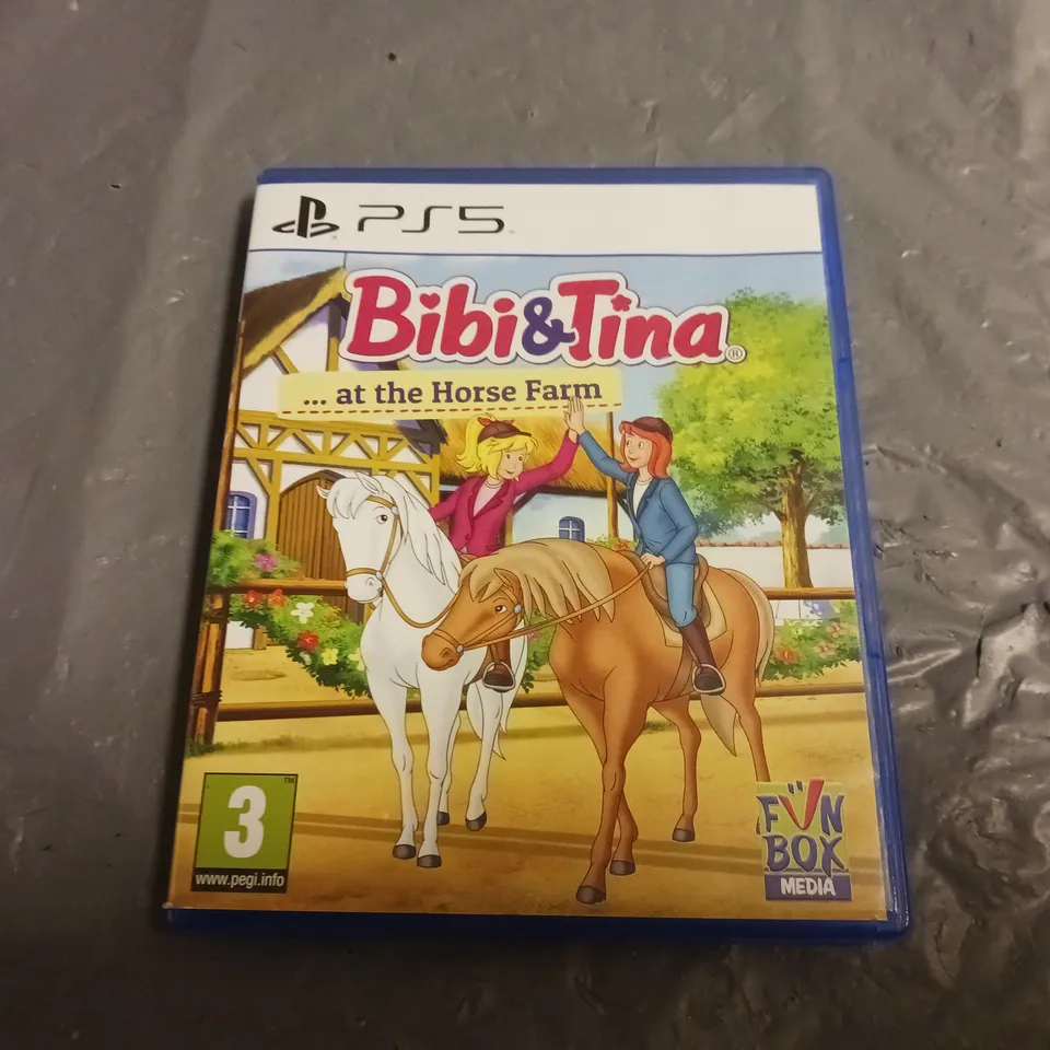 BIBI & TINA AT THE HORSE FARM FOR PS5