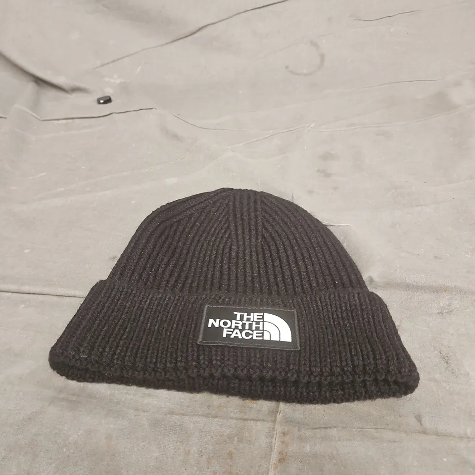 THE NORTH FACE BLACK BEANIE ONE SIZE
