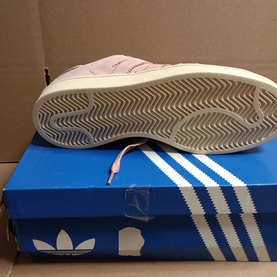 ADIDAS CAMPUS PINK SUEDE TRAINERS – UK 7