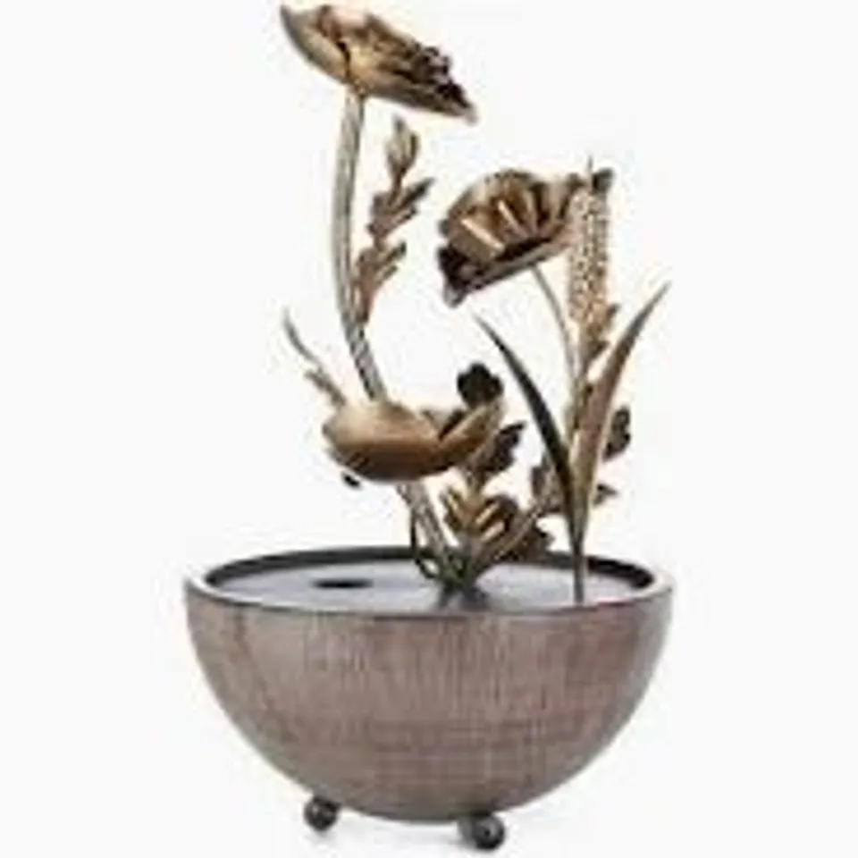 GARDEN REFLECTIONS FLORAL STEMS WATER FEATURE