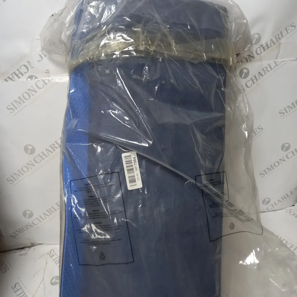 MEMORY FOAM YOGA MAT BLUE 
