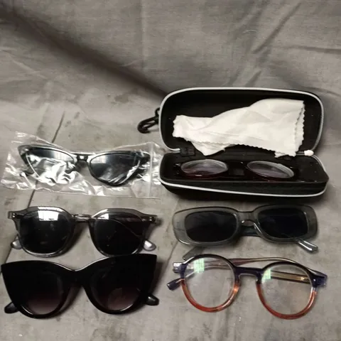 APPROXIMATELY 15 ASSORTED GLASSES/SUNGLASSES IN VARIOUS DESIGNS 