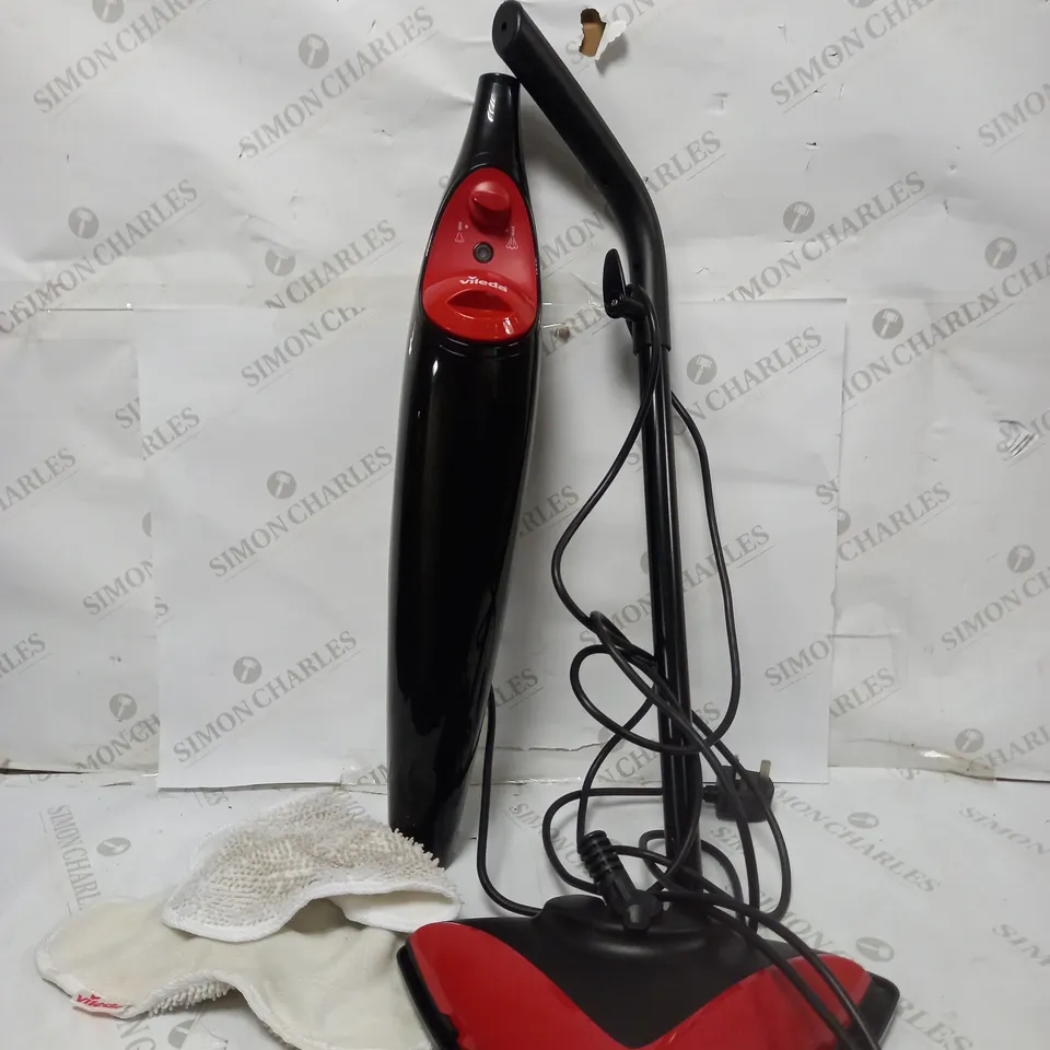 VILEDA STEAM MOP PLUS UK VERSION, BLACK, 168919