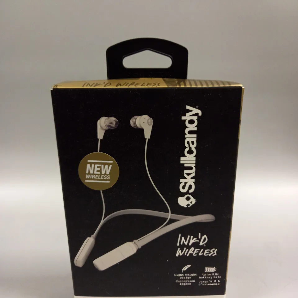 BOXED SEALED SKULLCANDY INK'D WIRELESS EARPHONES