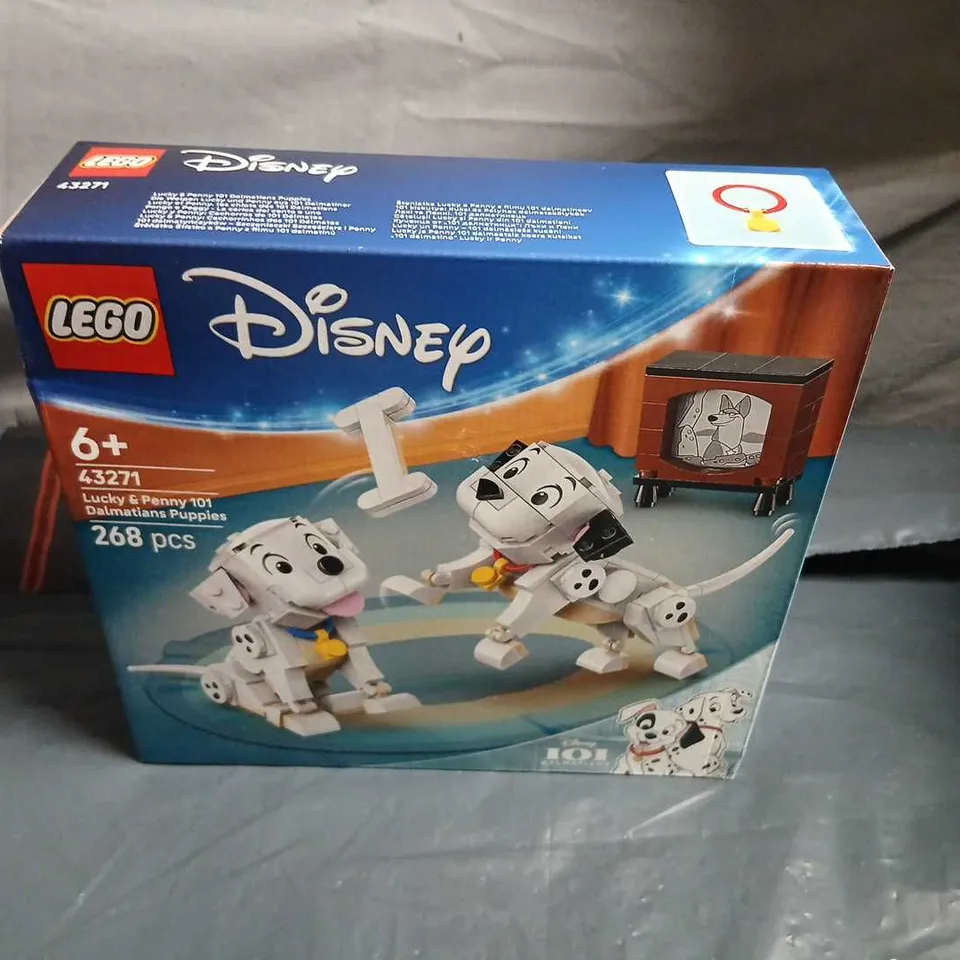 LEGO DISNEY 43271 LUCKY & PENNY'S DALMATIAN PUPPIES BOXED (268 PIECES)