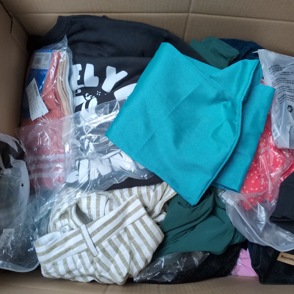 APPROXIMATELY 20 ASSORTED CLOTHING AND FASHION PRODUCTS IN VARIOUS STYLES AND SIZES - COLLECTION ONLY