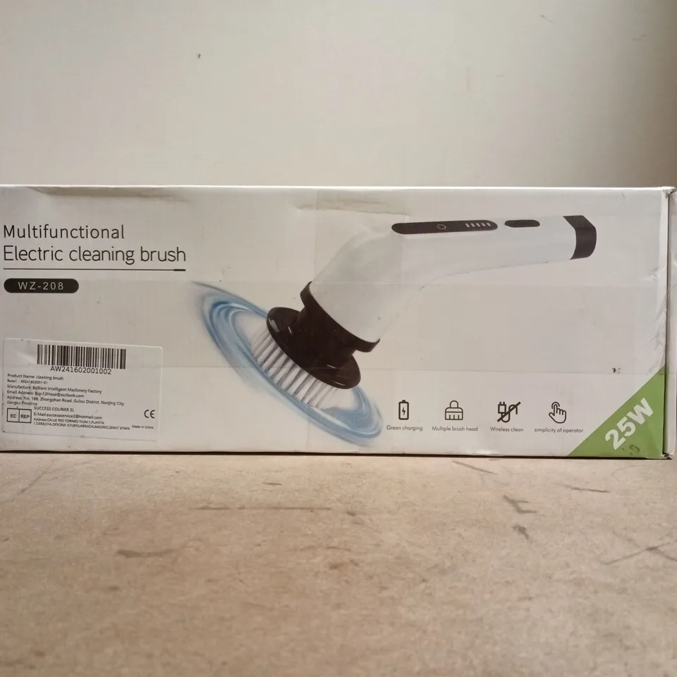 BOXED UNBRANDED MULTIFUNCTIONAL ELECTRIC CLEANING BRUSH WZ-208