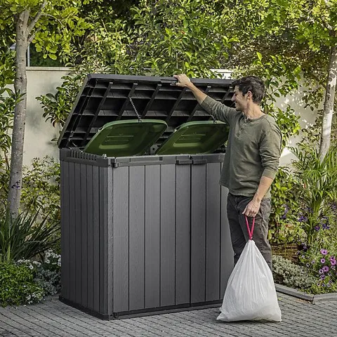 BOXED KETER STORE-IT-OUT DARWIN 1150L STORAGE SHED 