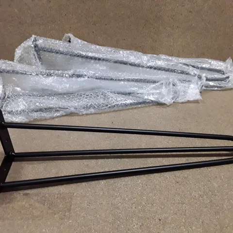 BOXED SET OF 4 HAIRPIN METAL FURNITURE LEGS