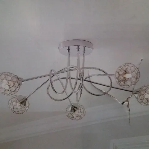 BOXED DUNELM PORTIA SEMI FLUSH CEILING LIGHT