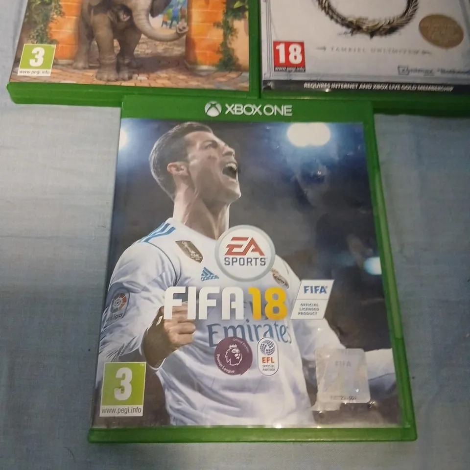 XBOX ONE BUNDLE: FIFA 18, ZOO TYCOON, THE ELDER SCROLLS ONLINE (XBOX ONE)