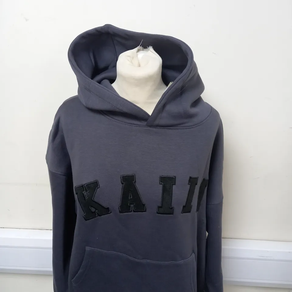 KAIIA SLOGAN OVERSIZED HOODIE SIZE 4