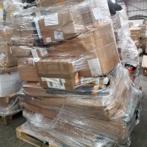 PALLET CONTAINING ASSORTED PRODUCTS INCLUDING AUTOMATIC DOOR OPENER, HANDHELD VACUUM CLEANER, GASOLINE WASHING MACHINE & SET OF LITHIUM ION DRILL BATTERIES