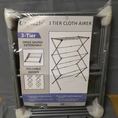 DENNY CRYSTALS 3 TIER CLOTHES AIRER