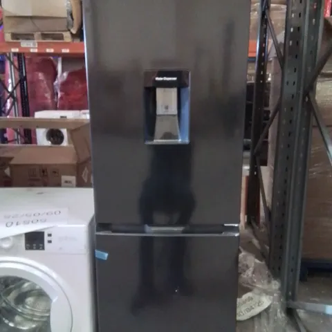 SWAN 55CM WIDE NO FROST FRIDGE FREEZER WITH WATER DISPENSER -BLACK-