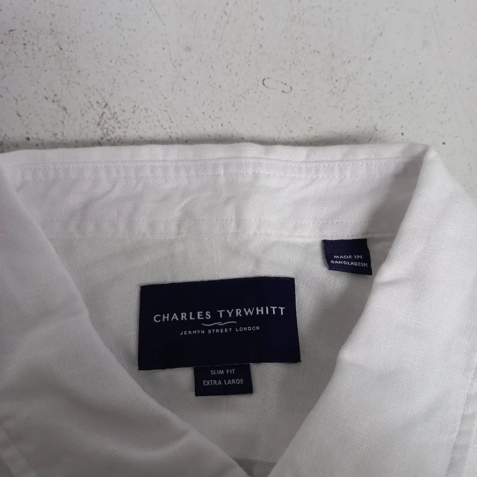 CHARLES TYRWHITT WHITE SLIM FIT SHIRT – XL (EXTRA LARGE), MADE IN BANGLADESH