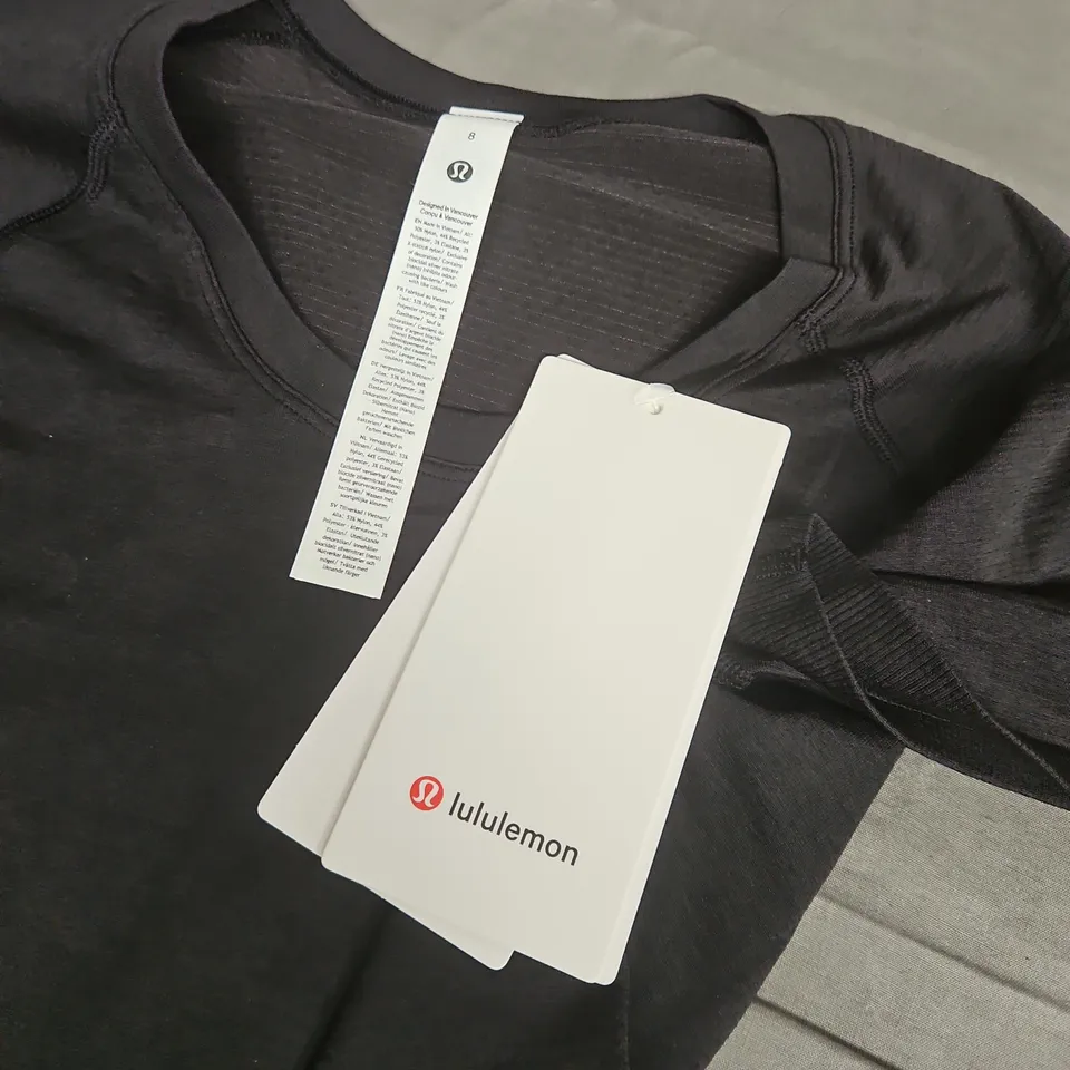 ADIDAS 3 LULULEMON SWIFTLY TECH SHORT SLEEVE 2.0 TEE IN BLACK - SIZE 8JOGGERS IN GREEN/RED - UK SMALL