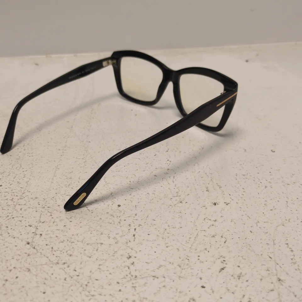 TOM FORD EYEGLASSES – BLACK RECTANGULAR FRAMES – MADE IN ITALY