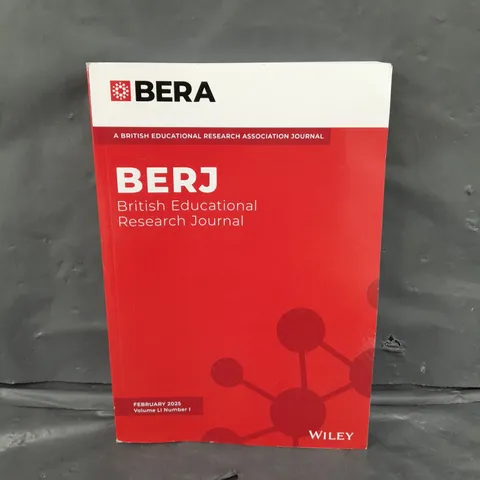 BERA BRITISH EDUCATIONAL RESEARCH JOURNAL - FEBRUARY 2025 