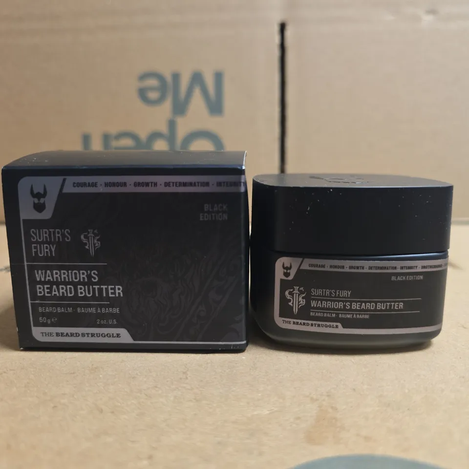 THE BEARD STRUGGLE WARRIOR'S BEARD BUTTER - SURTR'S FURY BLACK EDITION - 50G