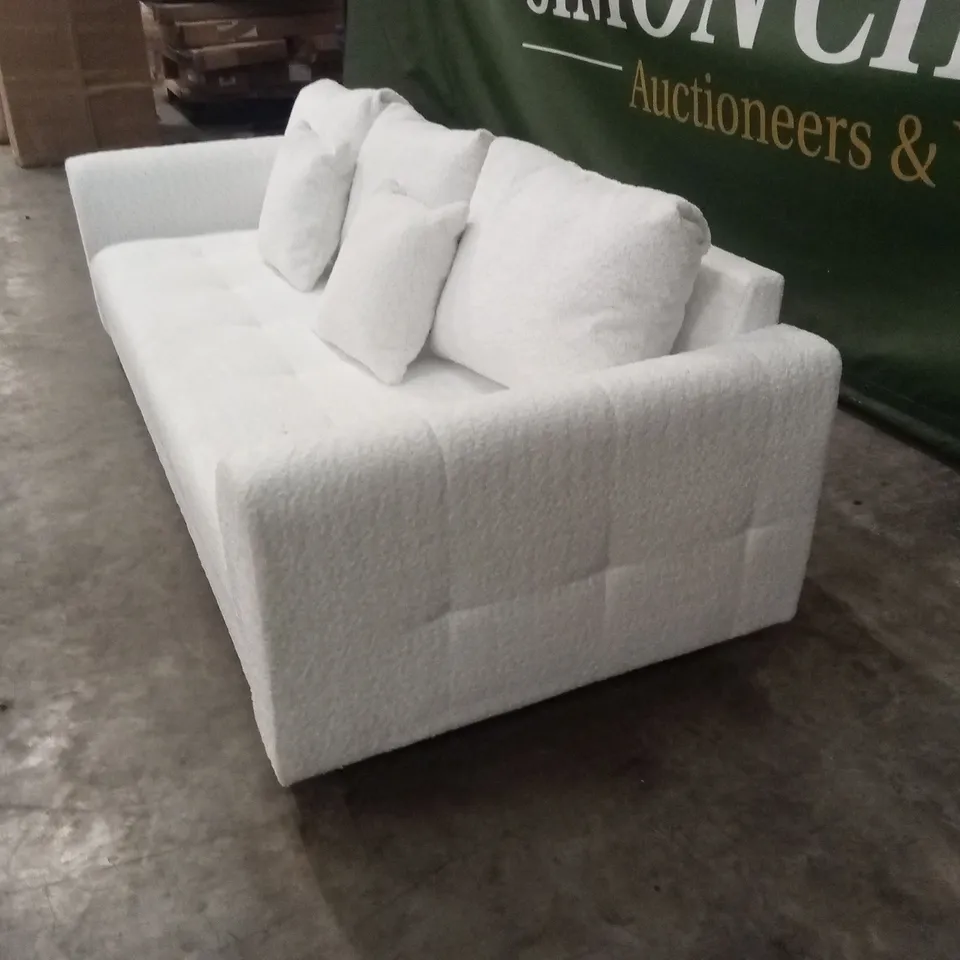 RUNE 3 SEATER FABRIC SOFA - NATURAL RRP £799