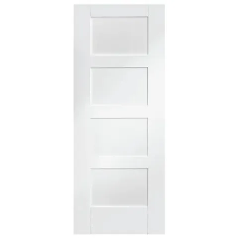 BOXED INTERNAL WHITE PRIMED SHAKER 4 PANEL DOOR (1 BOX)