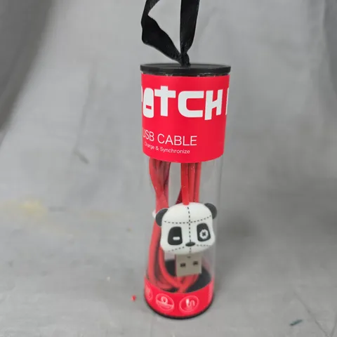 APPROXIMATELY 18 ASSORTED PATCH USB LIGHTNING CONNECTORS CABLES IN RED