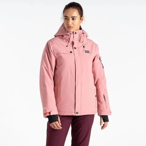BRAND NEW DARE 2B WOMENS SKI LIFE SKI JACKET IN DUSTY ROSE - UK 20