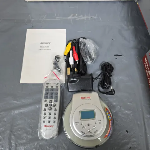 MERCURY MP3/CD/VCD PORTABLE PLAYER WITH REMOTE – BOXED