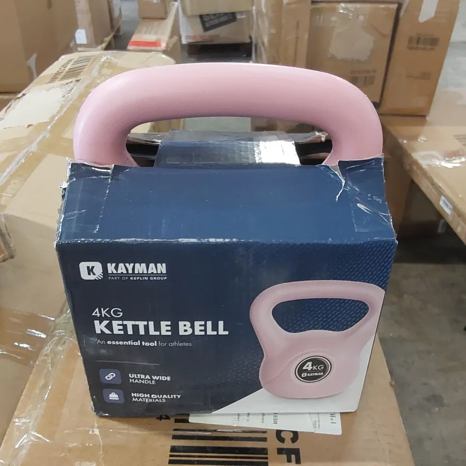 BOXED 4KG KAYMAN KETTLE BELL