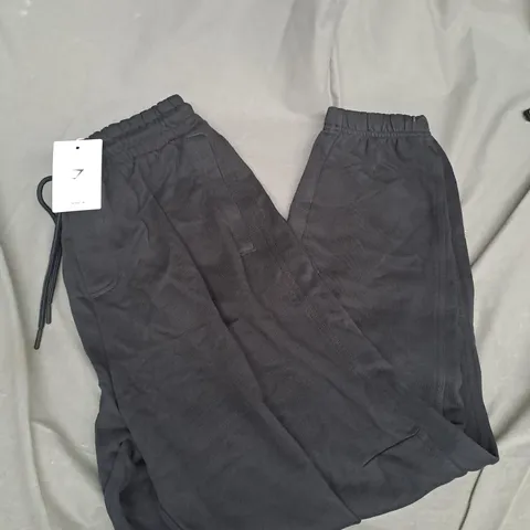 GYMSHARK REST DAY ESSENTIALS JOGGERS IN BLACK SIZE M