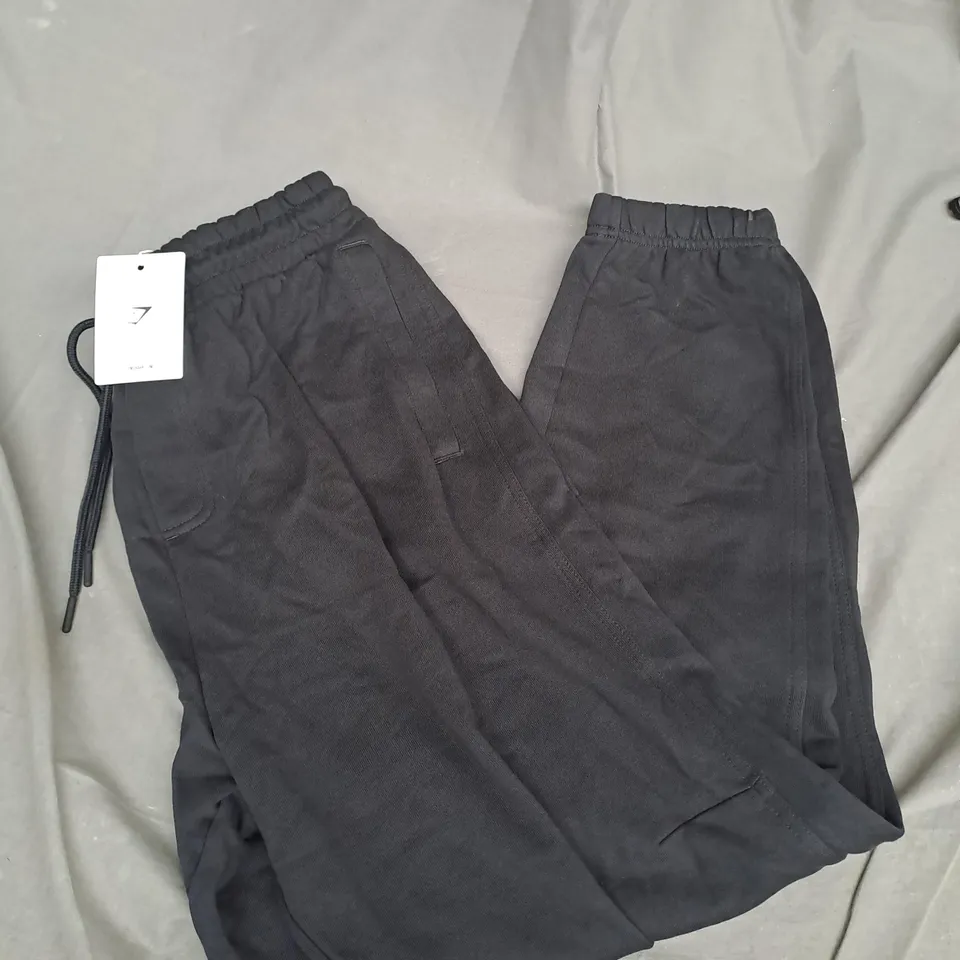 GYMSHARK REST DAY ESSENTIALS JOGGERS IN BLACK SIZE M