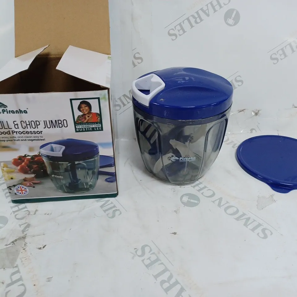 PIRANHA PULL AND CHOP JUMBO FOOD PROCESSOR X3 