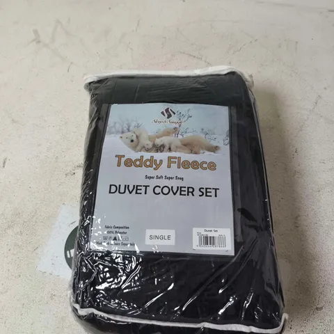 SLEEP & SNUGGLE TEDDY FLEECE DUVET COVER SET – SINGLE