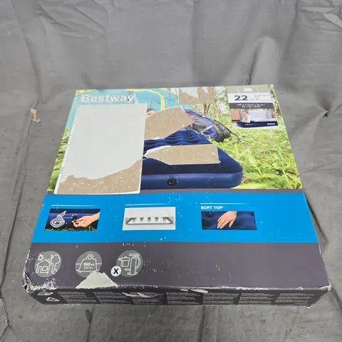 BESTWAY SOFT TOP AIR MATTRESS – 22 CM, BOXED