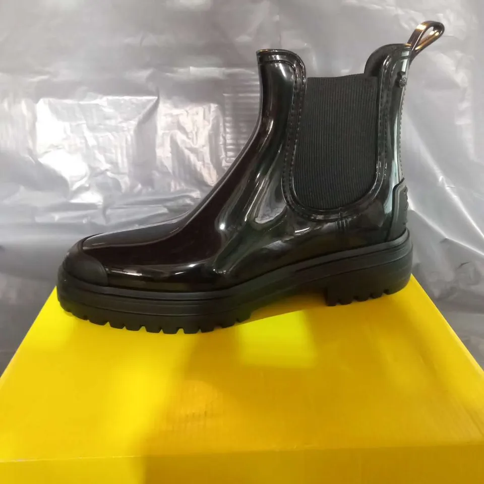 LEMON JELLY BLACK ANKLE BOOTS SIZE 7