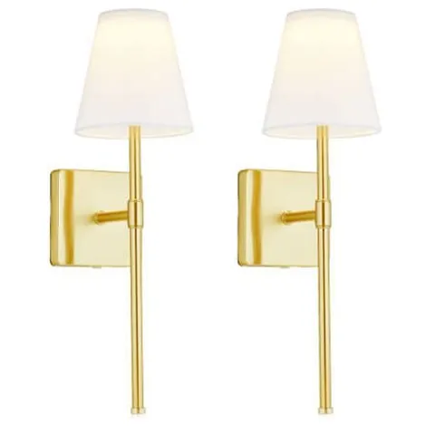 OUTLET BELL AND HOWELL SET OF 2 RECHARGEABLE WALL LIGHT SCONES