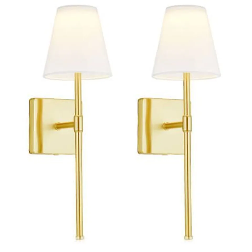 OUTLET BELL AND HOWELL SET OF 2 RECHARGEABLE WALL LIGHT SCONES